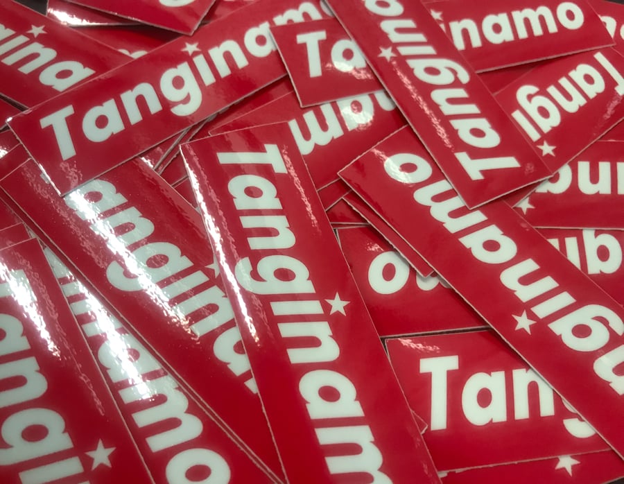 Image of TANGINAMO BOX LOGO SLAPS 8x2
