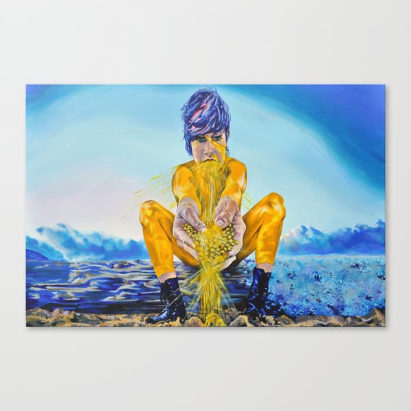 Image of Mellow Yellow Aura Original Painting