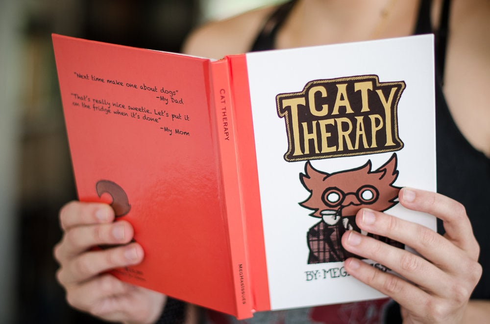 Image of Cat Therapy Hardcover Book