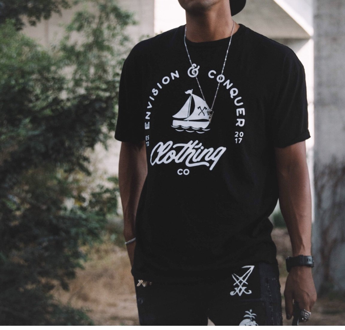 Image of Black Logo Tee