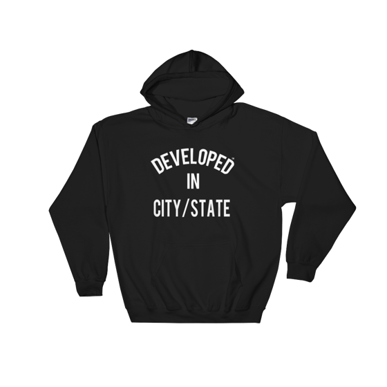 Image of BASICally Developed Hoodie-'Your City/State'