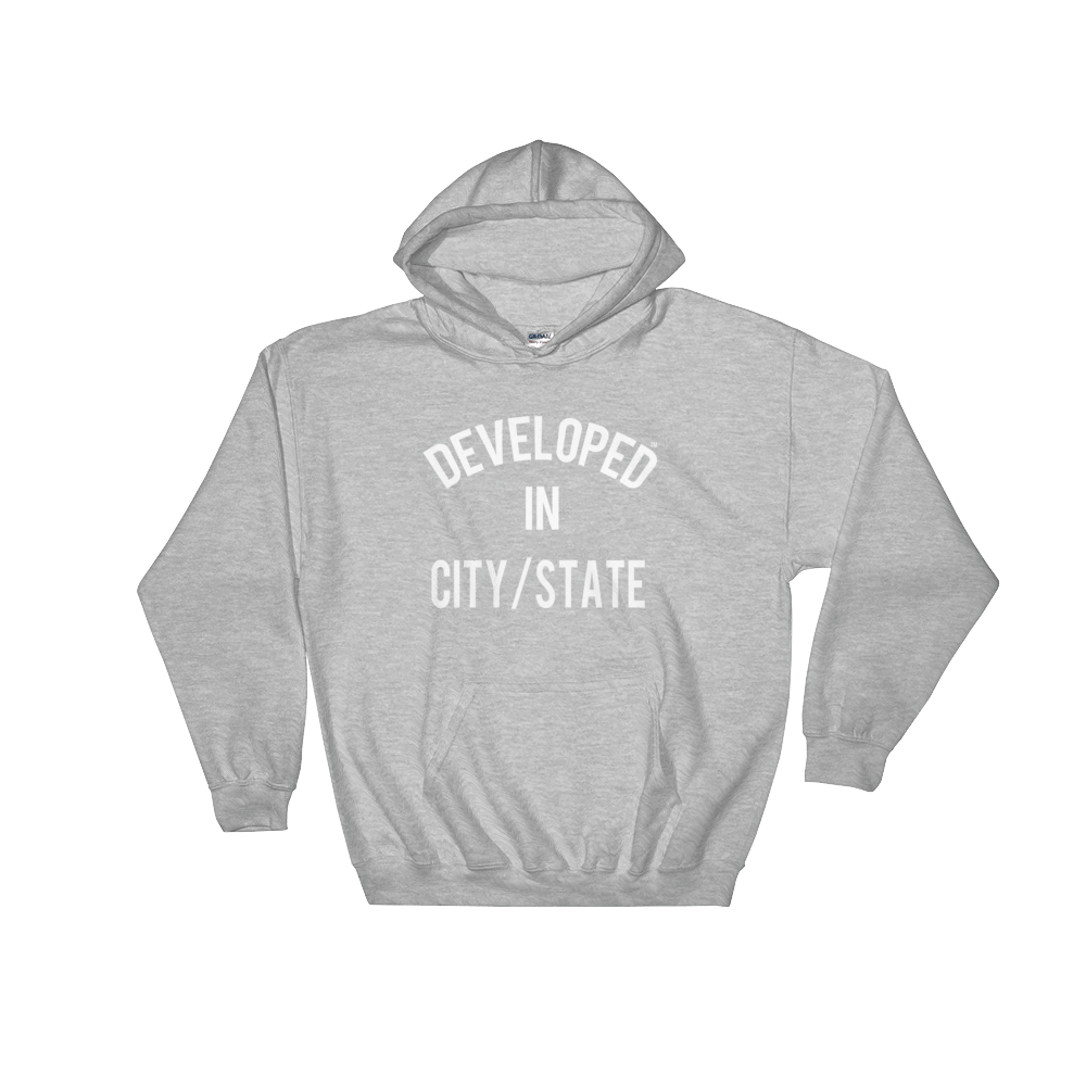 Image of BASICally Developed Hoodie-'Your City/State'