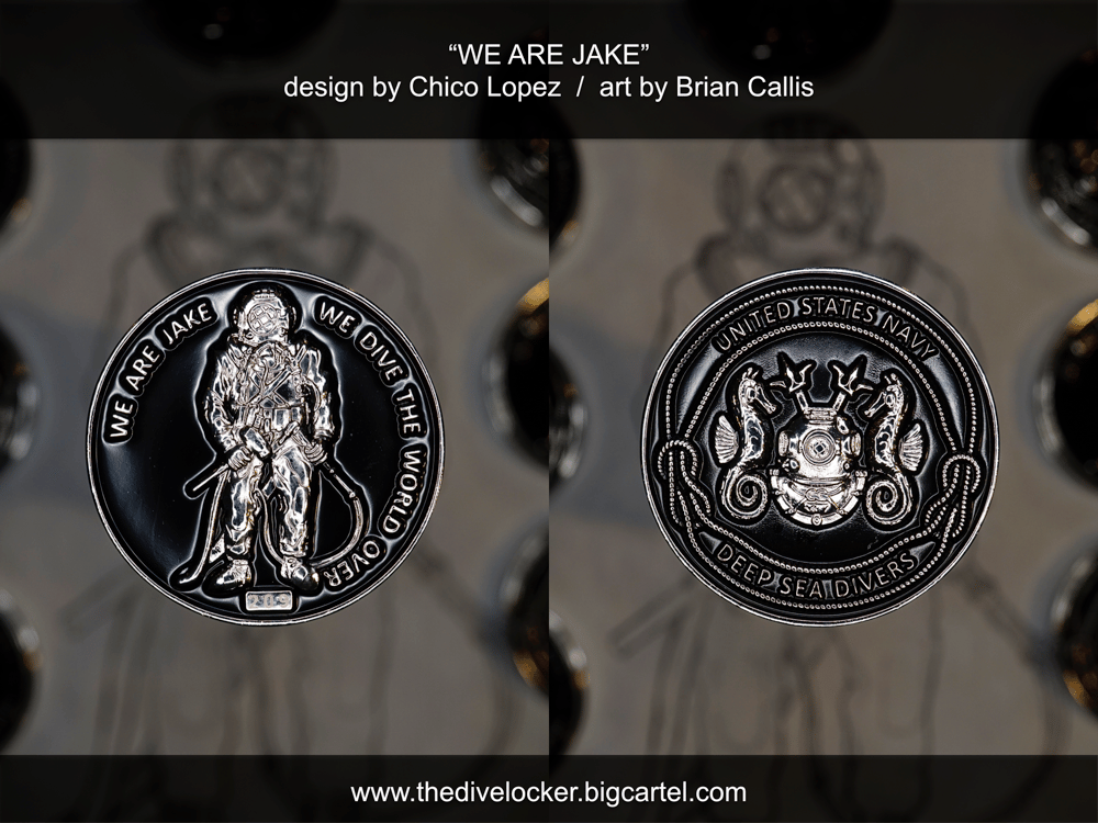 Image of WE ARE JAKE Deep Sea Divers Challenge Coin