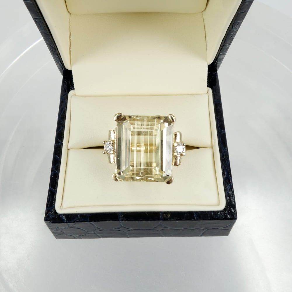 Image of Large Hidonite Cocktail Ring