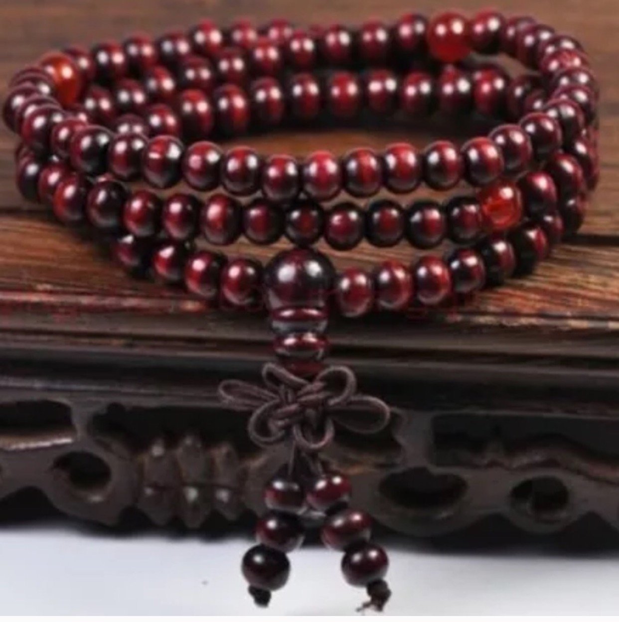 yoga prayer beads