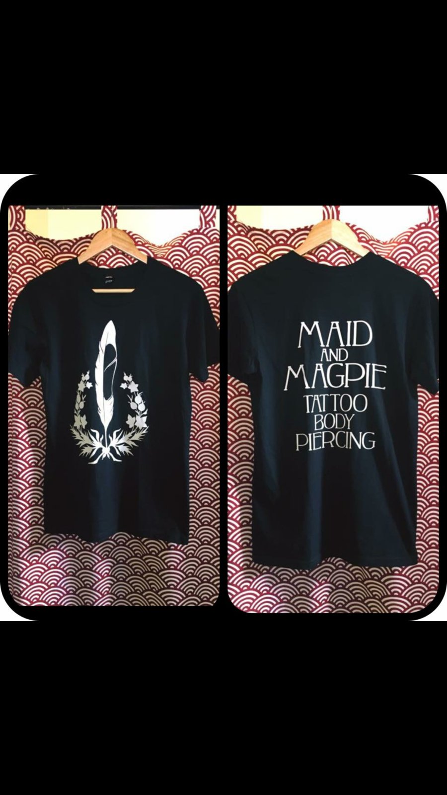 Image of Maid and magpie unisex t shirts