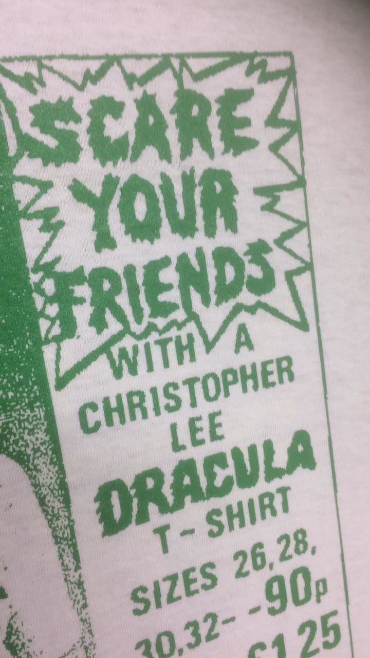 Vintage Dracula Christopher Lee t shirt