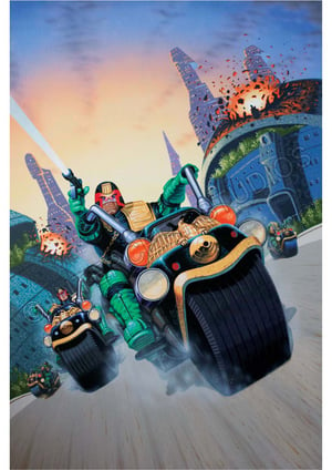 Image of Judge Dredd A2 poster