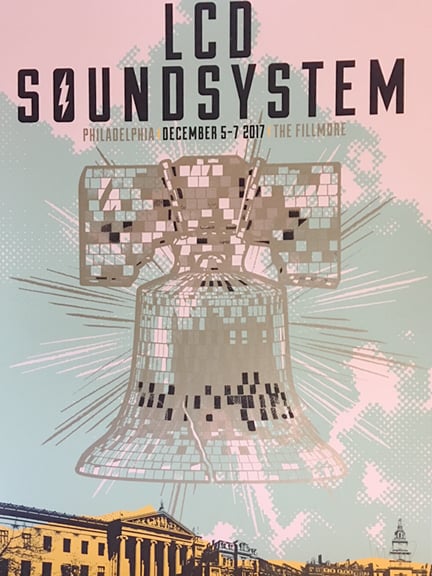Image of LCD SOUNDSYSTEM PHILLY- artist proof
