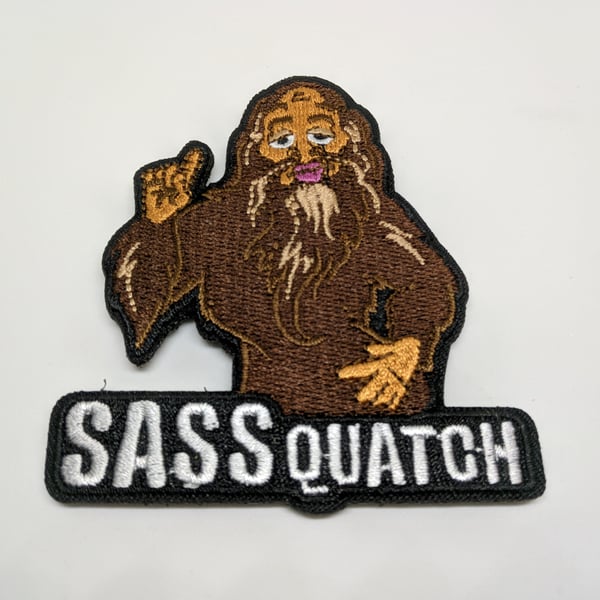 Image of SASS-quatch Embroidered Morale Patch
