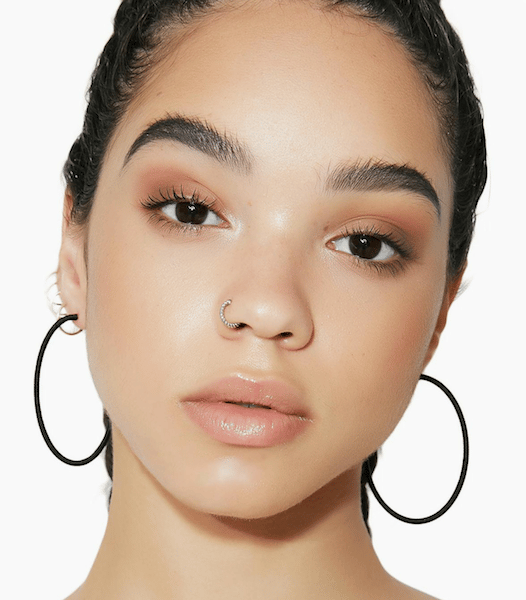 Image of Black Hoop Earrings