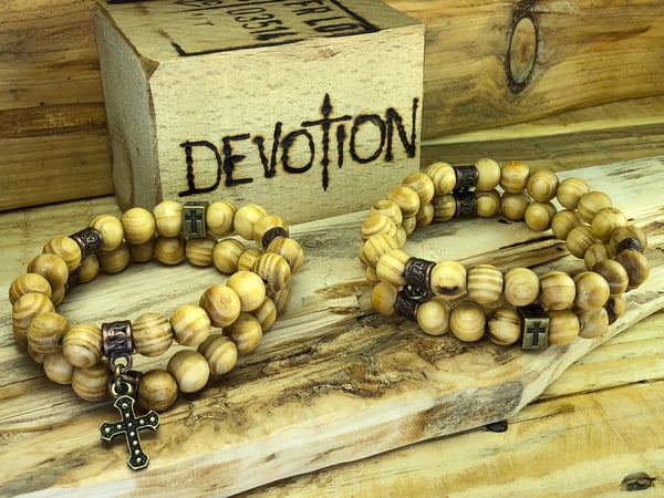 Image of Bracelet Dizenier double rang.