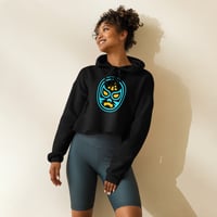 Image 1 of Lucha Libre, Struggle Freely, Crop Hoodie