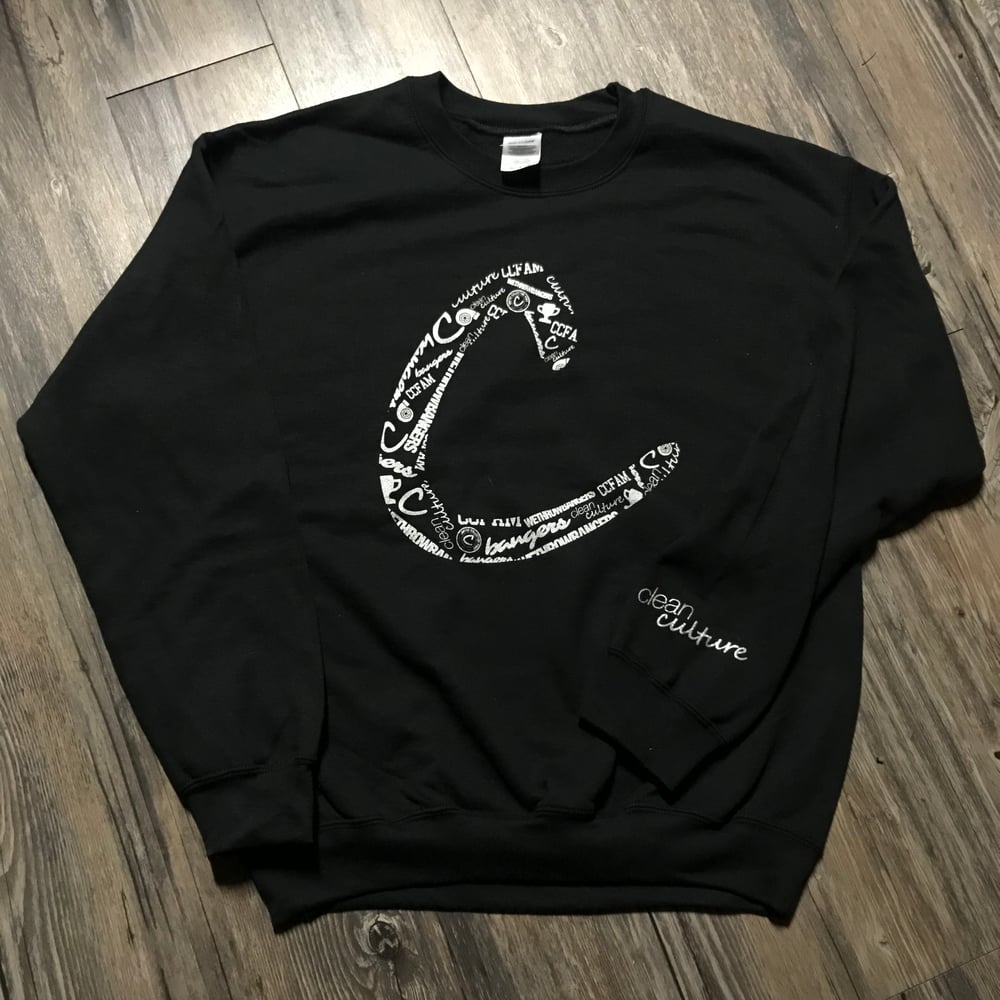 Image of Clean Culture "Big C" Crew Neck Sweater