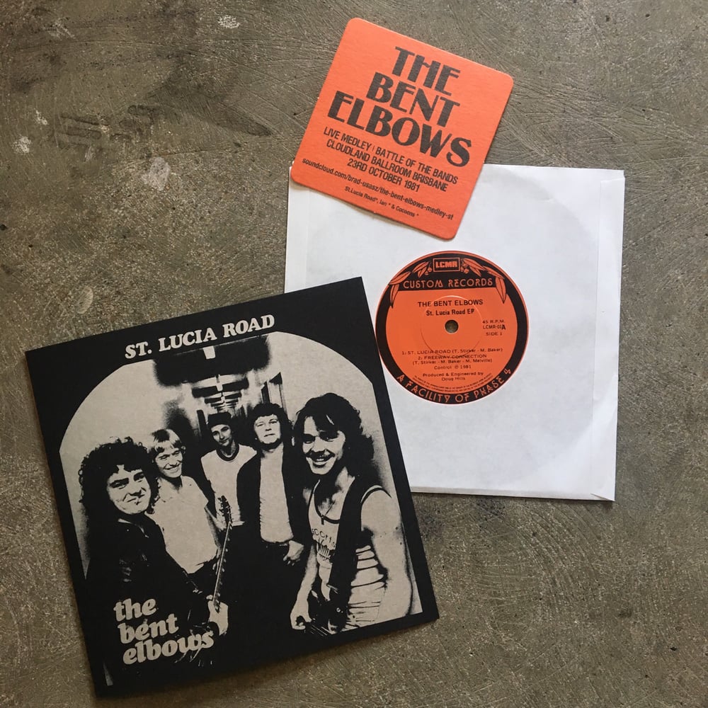 Image of LCMR-017 THE BENT ELBOWS - ST LUCIA ROAD 7" EP