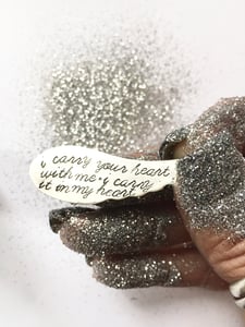 Image of personalized customizable gift - i carry your heart with me - ANGEL WING - to remember my loved one