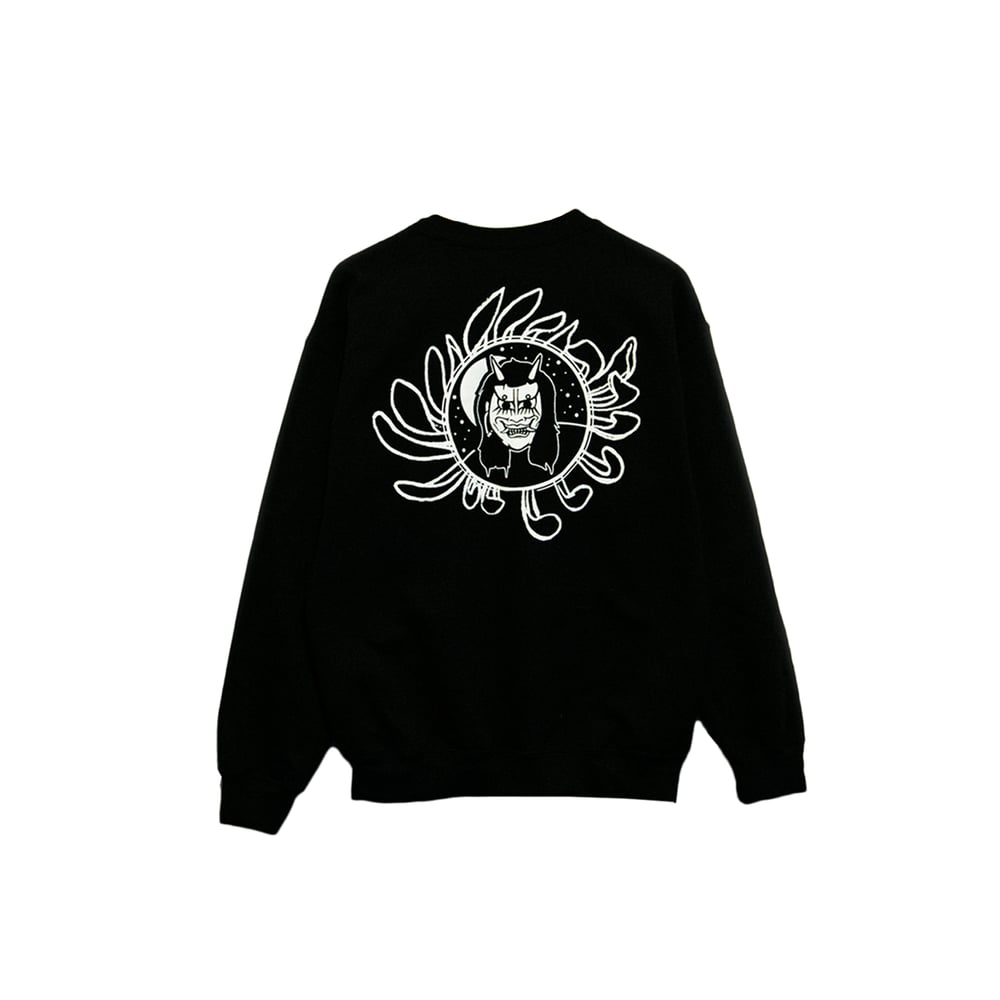 Image of Smile Crewneck in Black