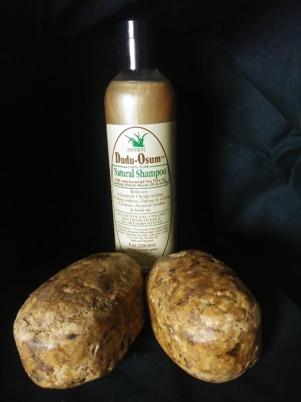 Image of African Black Soap and Dudu Osum Shampoo Set