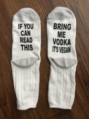 Image of If you can read this... socks