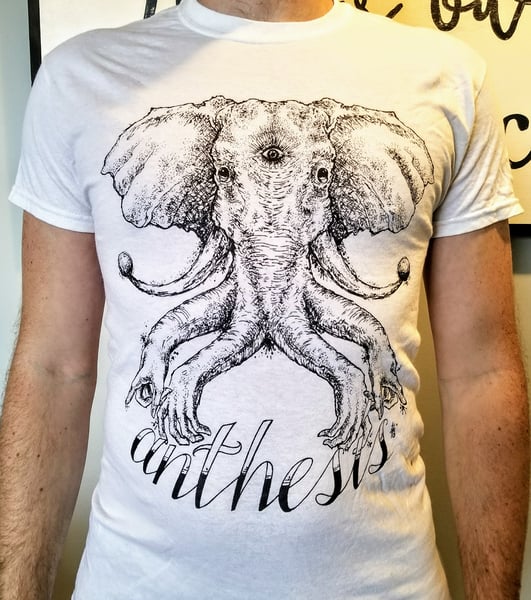 Image of Anthesis - Elephant T-shirt - White