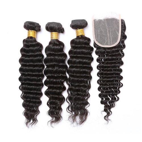 Image of 3 Bundles + Closure (8A)