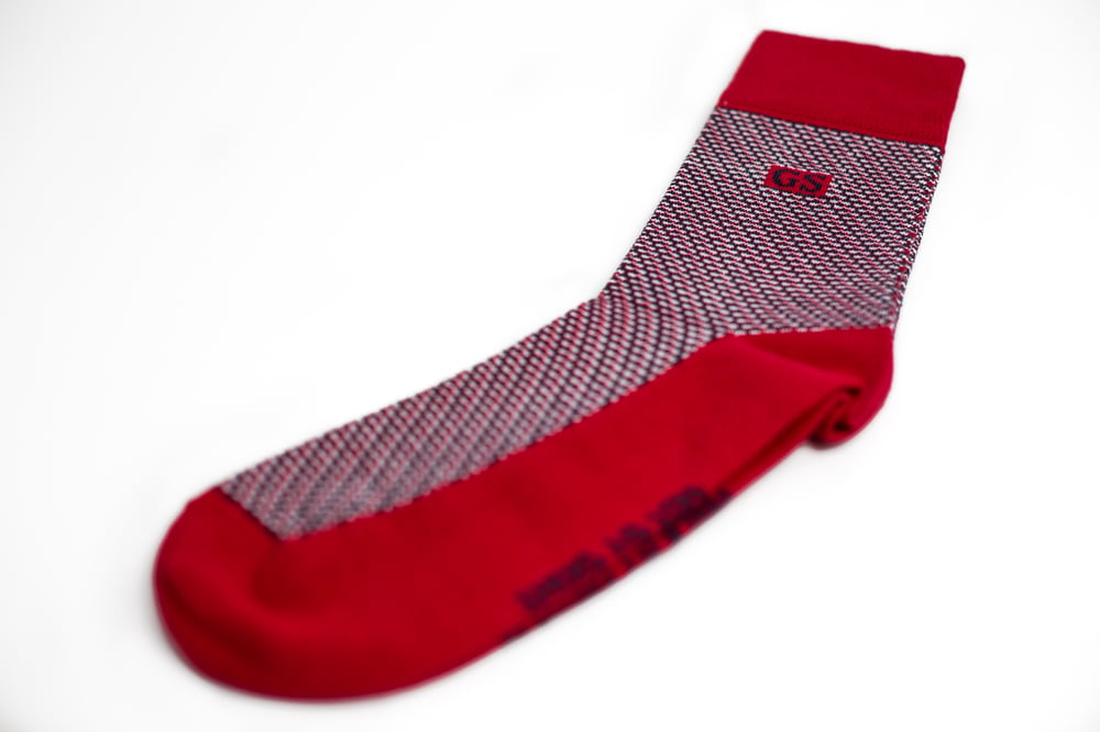 Image of Red Tweed Socks