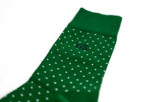 Image of Green Polka Dots Socks
