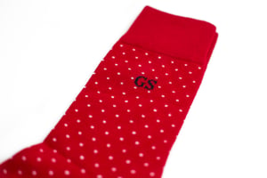 Image of Red Polka Dot Socks