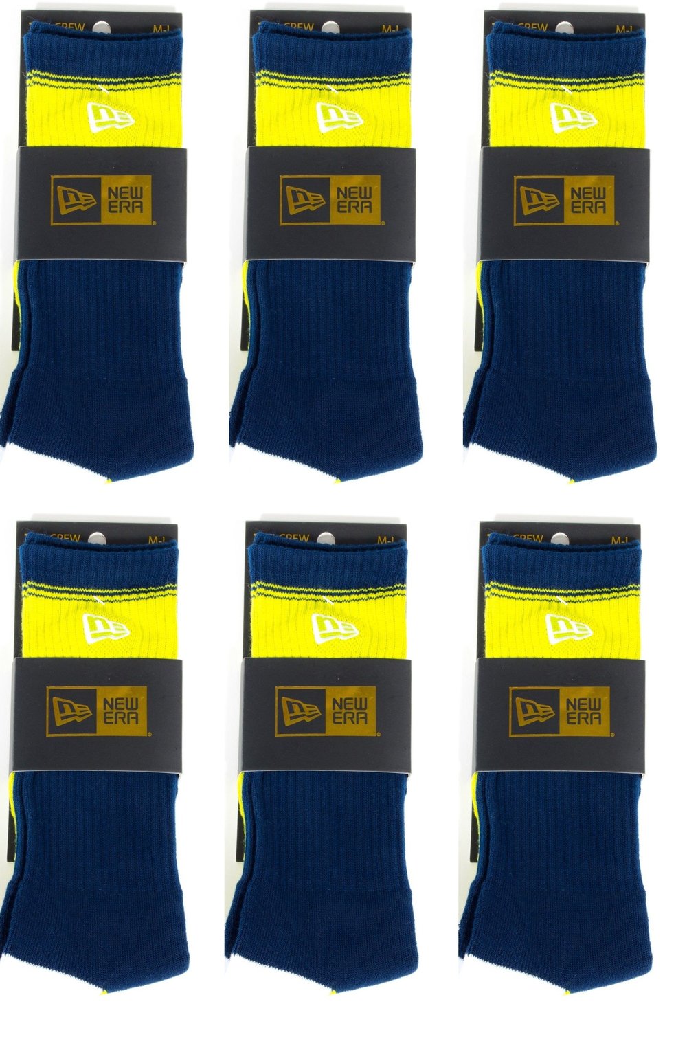 New Era 6 Pack Socks