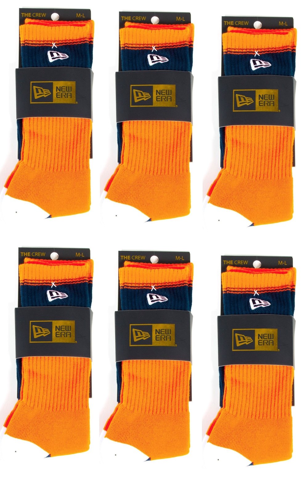 New Era 6 Pack Socks