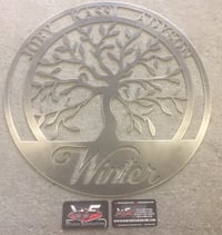 Image 3 of Personalized Tree of Life - Family - Sign