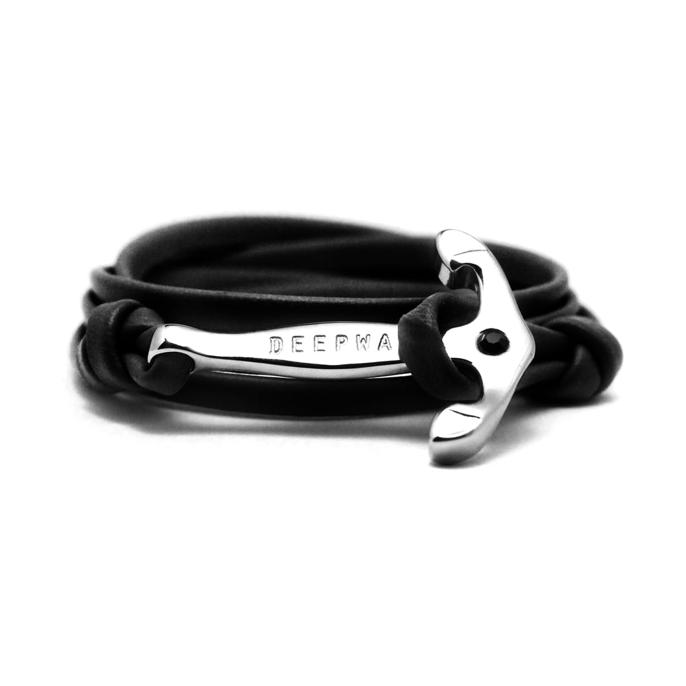 Image of Deepway Drk Plmb Anchor Bracelet