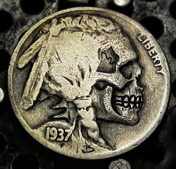 Image of Indian Skull Buffalo Nickel - Made To Order