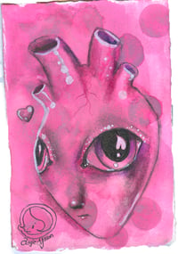 Image 1 of 'My Alien Heart' Original Art