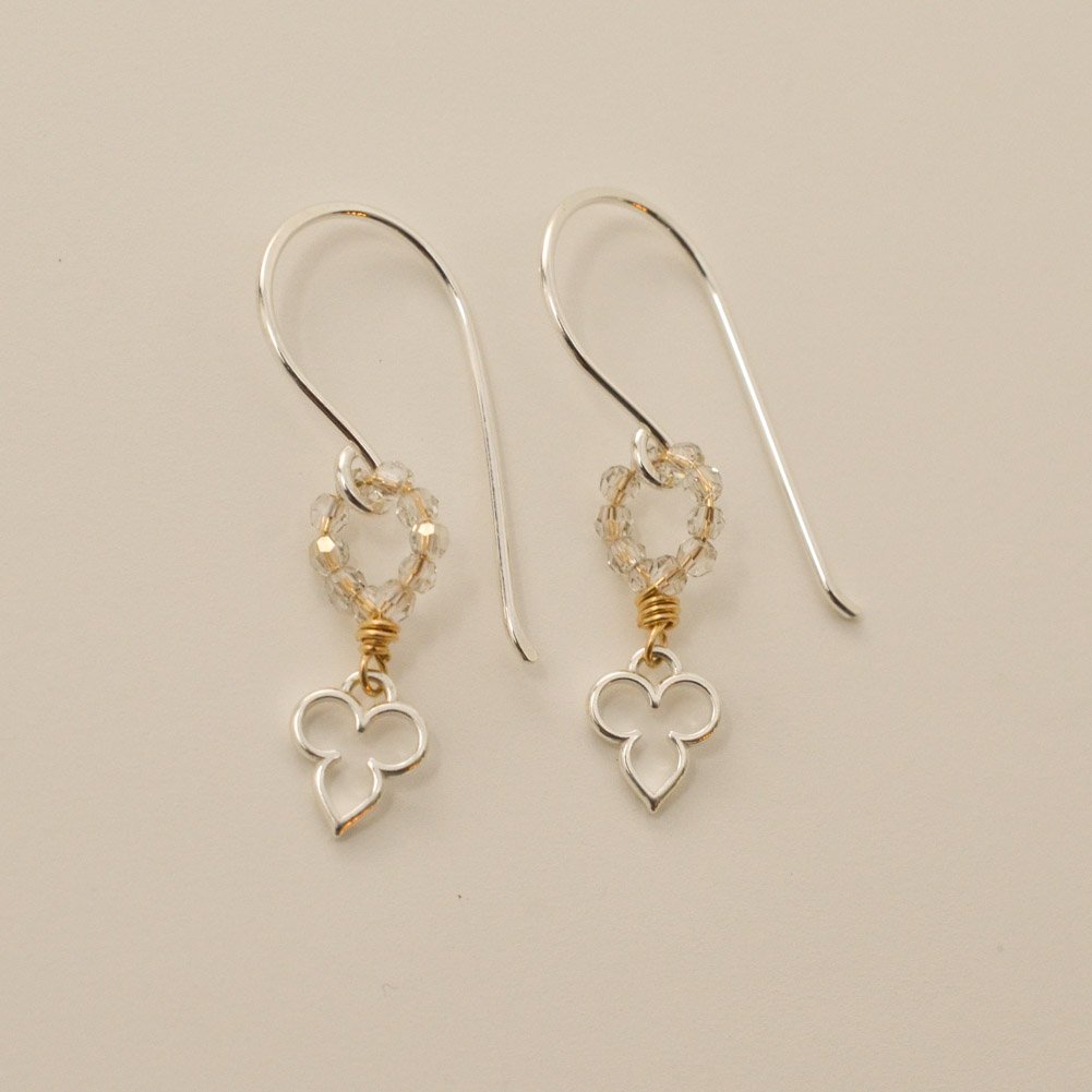 Image of Tiny yoga-inspired earrings