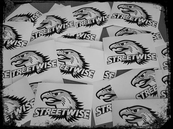 Image of STREETWISE STICKERS (x2)