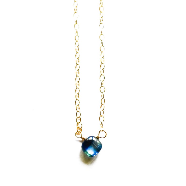 Image of Tiny kyanite necklace