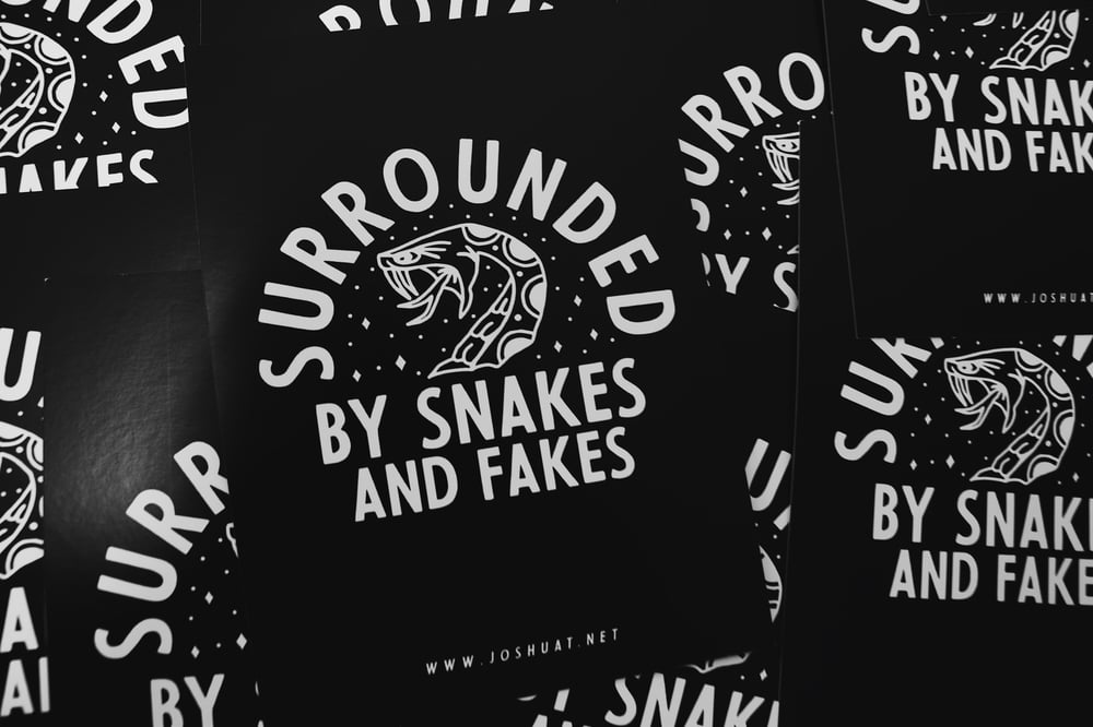 Image of Snakes & Fakes Print