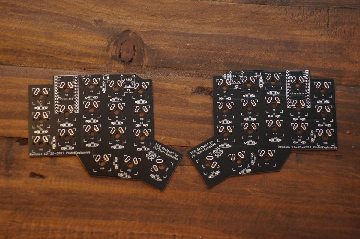 自作キーボードP3D Hubris Case+Minisub PCB 自作キーボードP3D Hubris