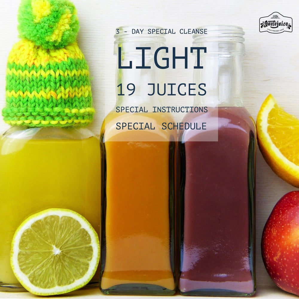 Image of 3 Day Special Cleanse Package LIGHT