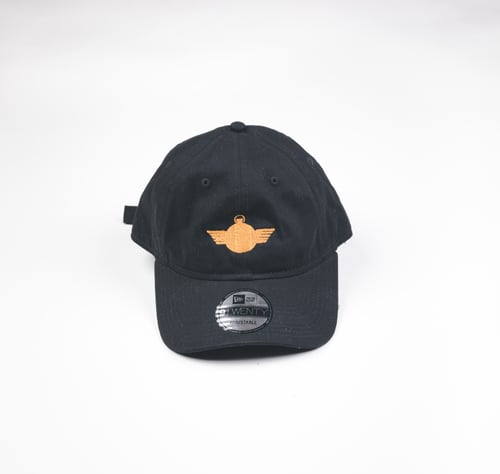 Image of FlyTimez "Stamp Of Approval" Cap (Black/Gold)