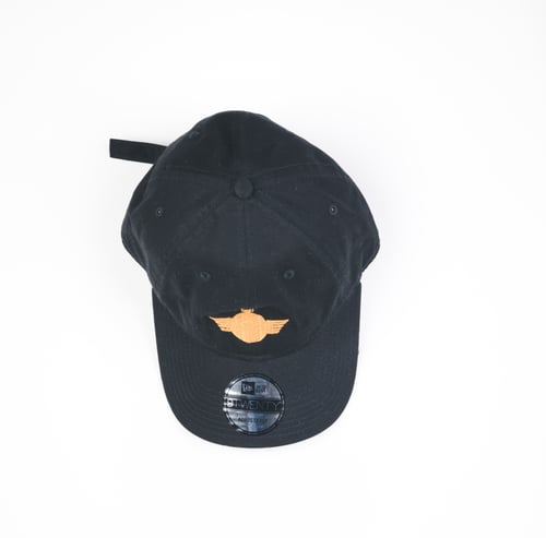 Image of FlyTimez "Stamp Of Approval" Cap (Black/Gold)