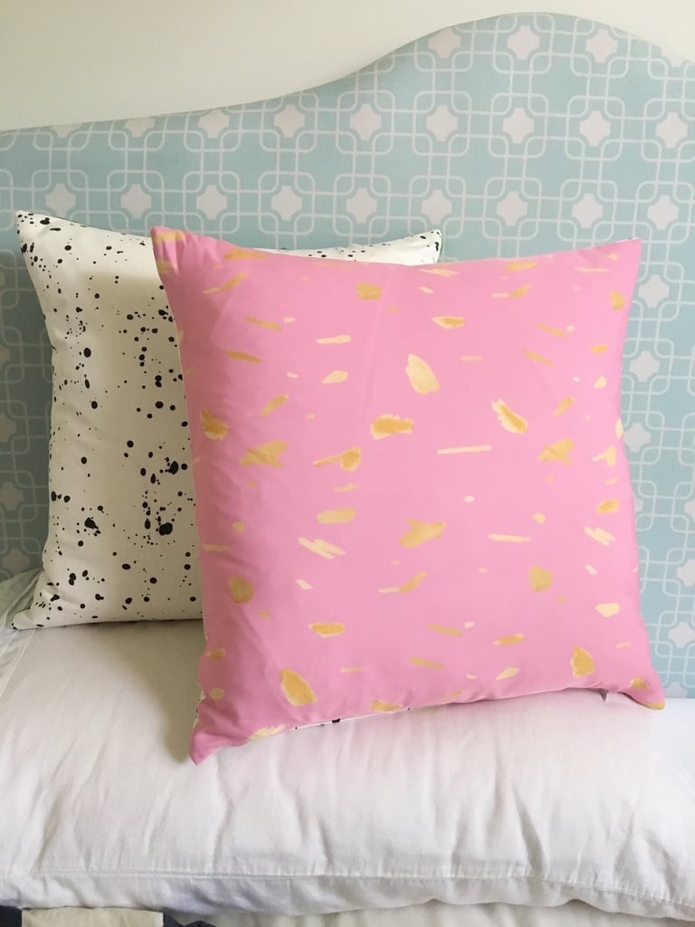 Gold Splatter Musk Cushion Cover Image 3