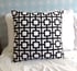Mod Squares Black and white Cushion Cover Image 3