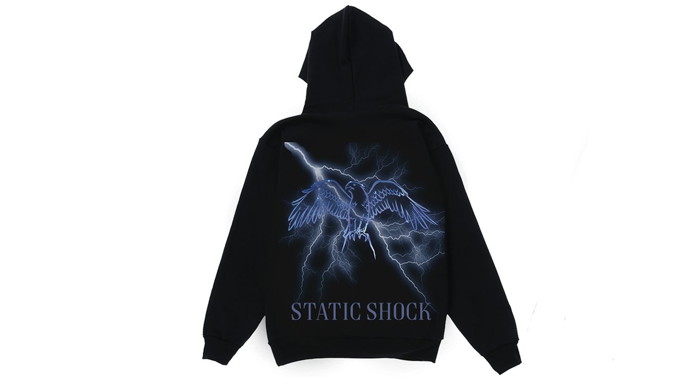 static shock hoodie