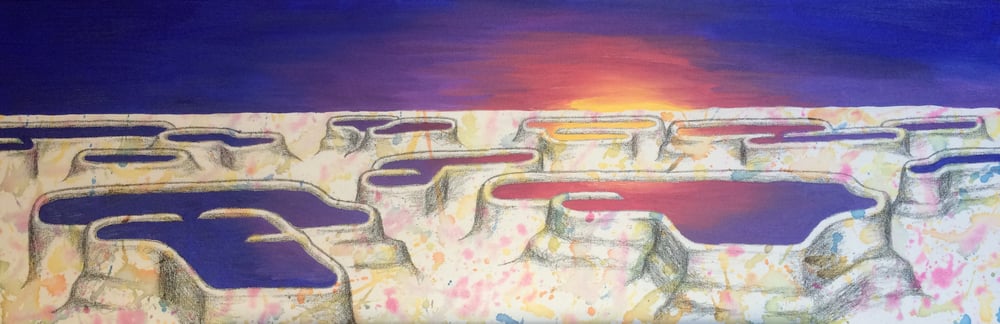 Image of Terrain Scape 36"x12"