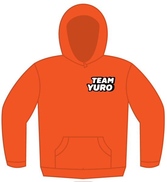 Image of TEAM YURO Hoodie - Orange