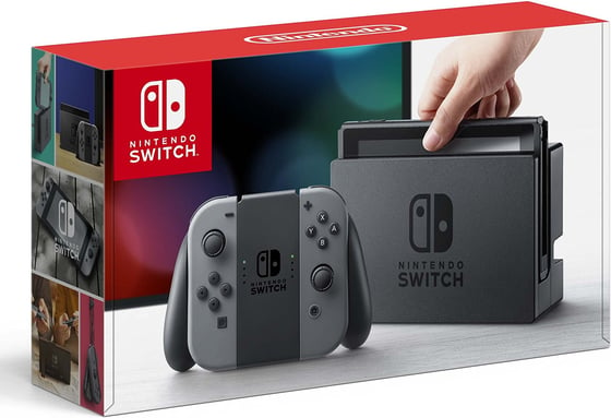 Image of Nintendo Switch Console System Gray Joy-Con
