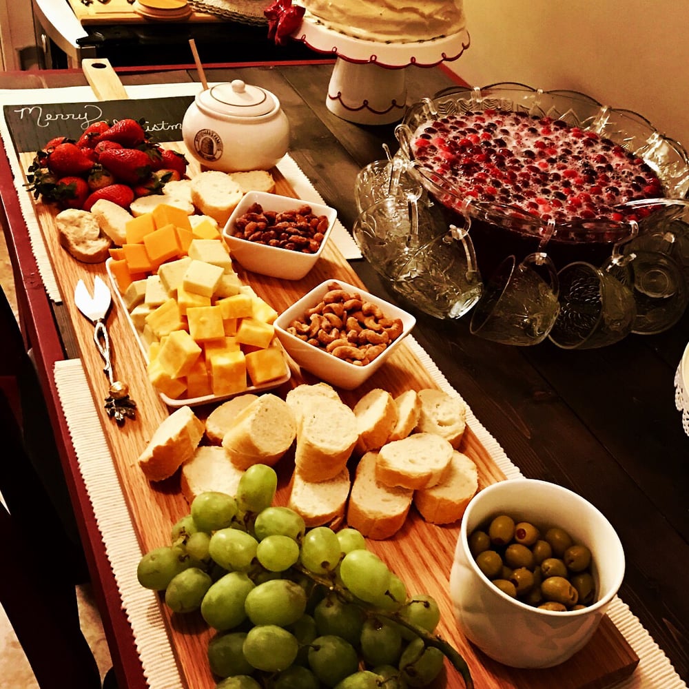 Image of Charcuterie Board with Chalkboard Topper