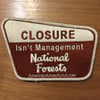NP Closure Isn't Management Patch